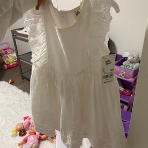 White dress with panties